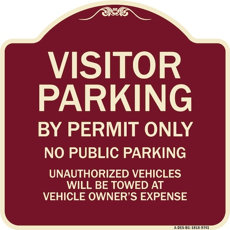 Designer Series-Visitor Parking By Permit Only No Public Parking